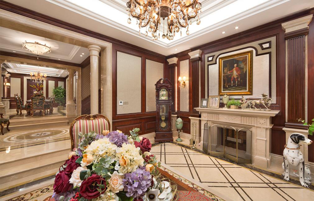 别墅装饰客厅效果图 别墅装饰客厅效果图