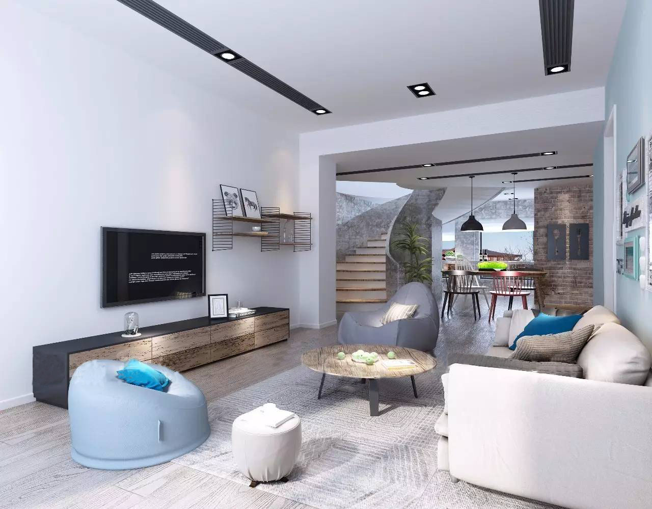 别墅装修设计客厅效果图 别墅装修设计客厅效果图