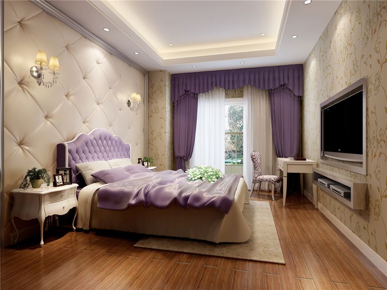 别墅现代卧室装修 别墅现代卧室装修效果图