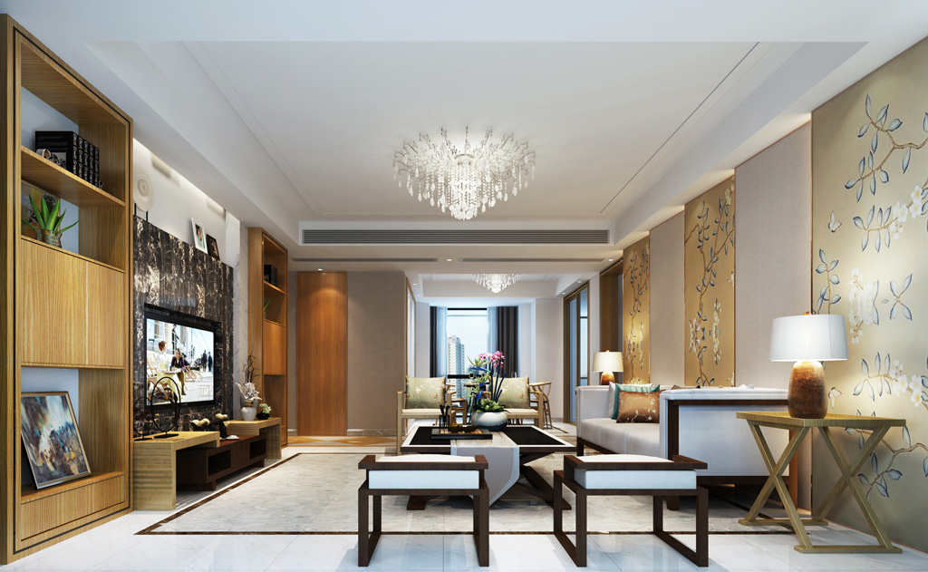 别墅装饰现代客厅 别墅装饰现代客厅效果图