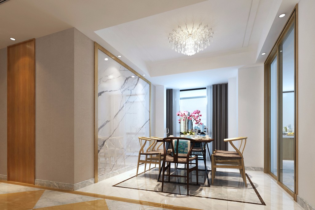 别墅装饰现代餐厅效果图 别墅装饰现代餐厅效果图