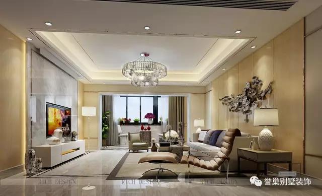 中洲中央公园客厅装修设计 中洲中央公园客厅装修设计效果图