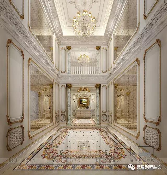 东逸湾别墅玄关装修设计 东逸湾别墅玄关装修设计效果图