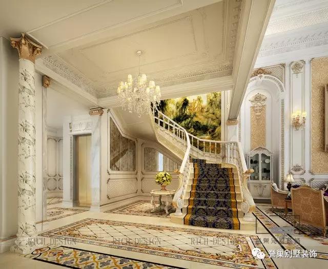 东逸湾别墅楼梯间装修设计 东逸湾别墅楼梯间装修设计效果图