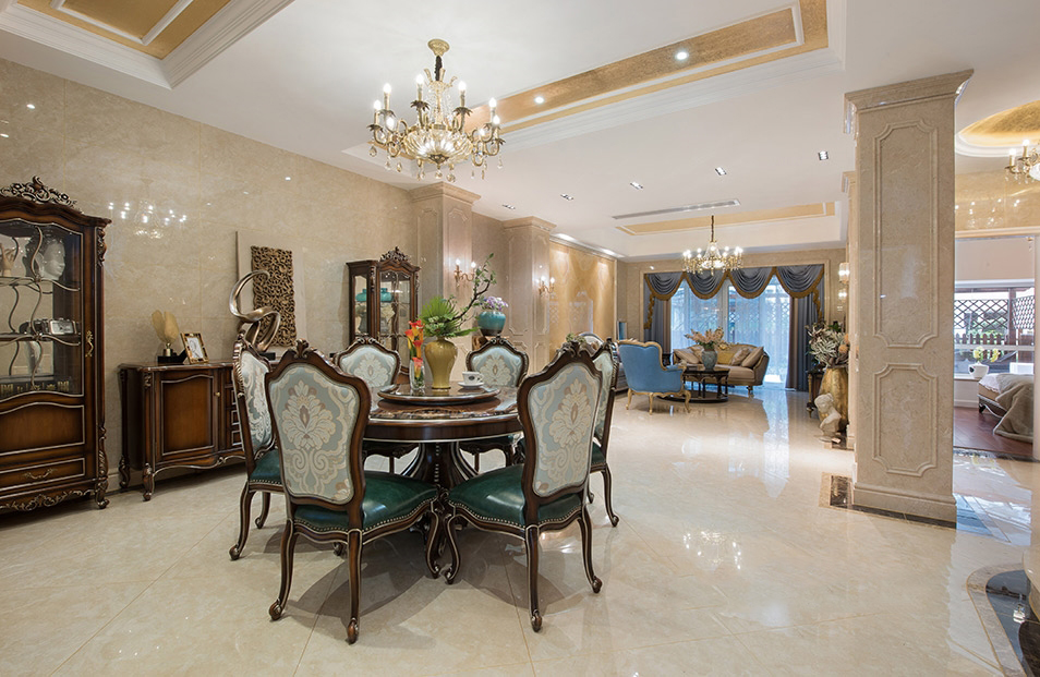 简欧风格餐厅别墅装修设计 简欧风格餐厅别墅装修设计