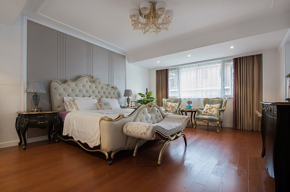 简欧风格主卧别墅装修设计 简欧风格主卧别墅装修设计