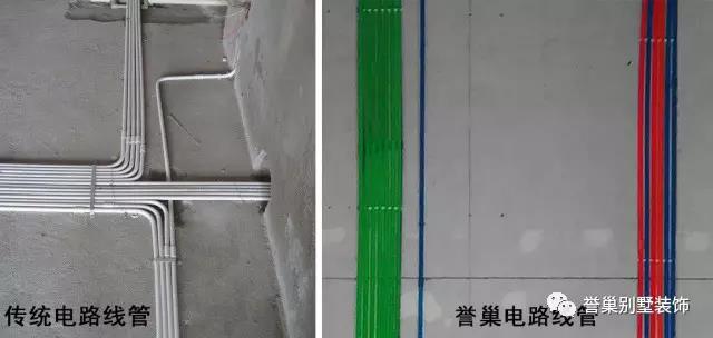 别墅传统电路线管装饰