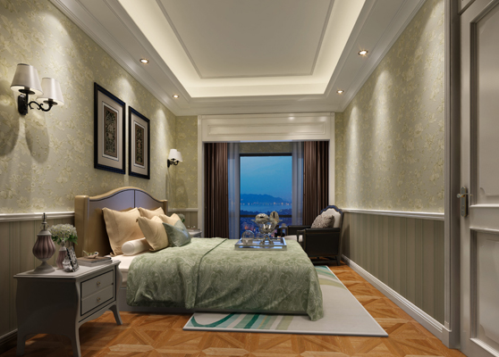 现代卧室软装设计效果图