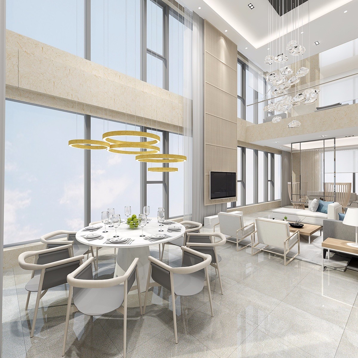 现代餐厅装饰设计 现代餐厅装饰设计效果图