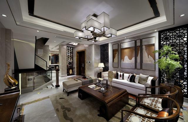 别墅装饰客厅效果图 别墅装饰客厅效果图