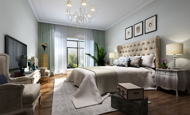 现代卧室装饰设计效果图 现代卧室装饰设计效果图