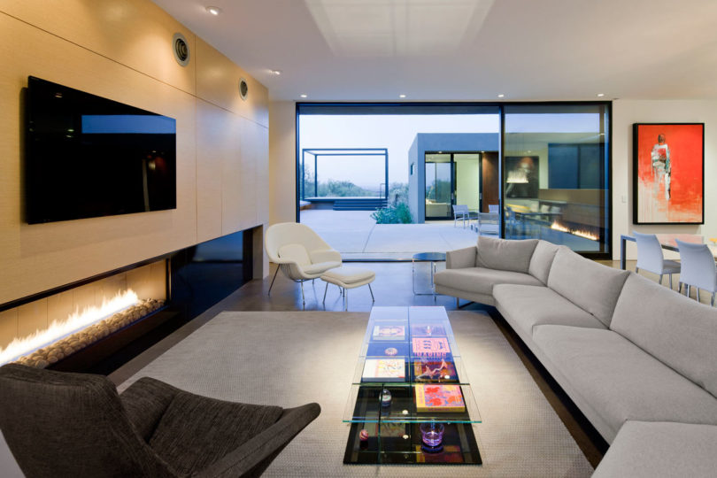 现代别墅客厅装修设计 现代别墅客厅装修设计实景图