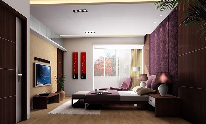 现代卧室装饰设计 现代卧室装饰设计效果图一