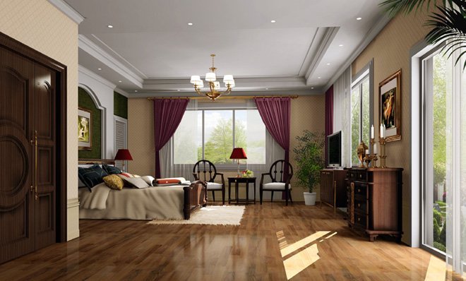 现代卧室装修设计二 现代卧室装修设计效果图二