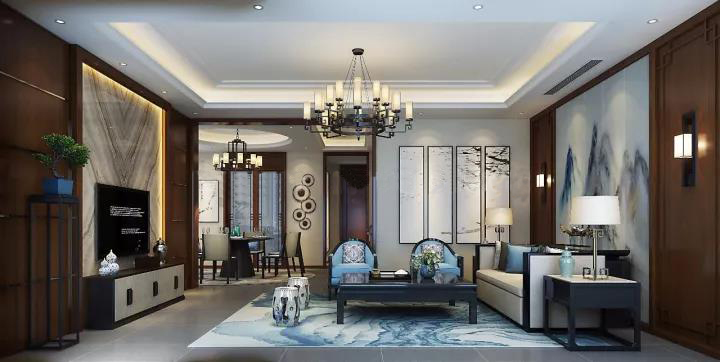 中式别墅装修客厅 中式别墅装修客厅