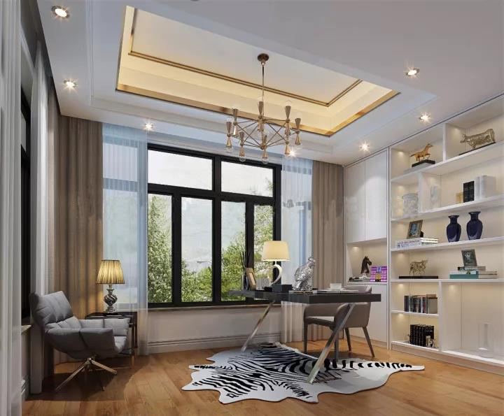 中式别墅装修书房 中式别墅装修书房