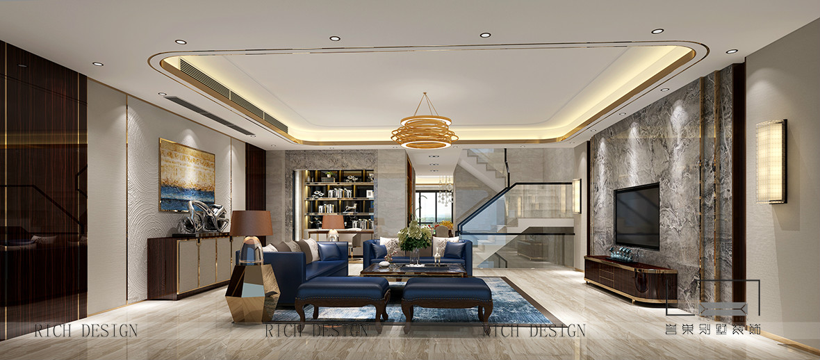 现代别墅客厅装饰效果图 现代别墅客厅装饰效果图