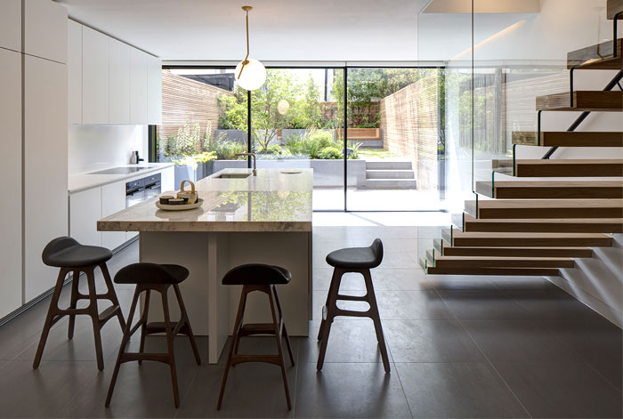 别墅现代厨房装饰实景图 别墅现代厨房装饰实景图