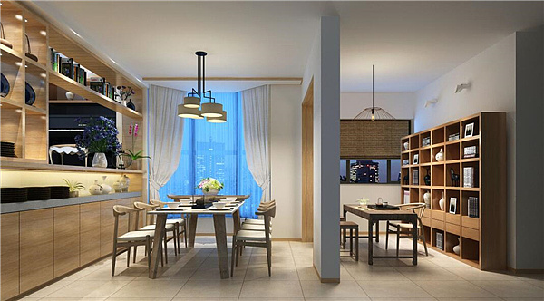 现代别墅餐厅装潢效果图 现代别墅餐厅装潢效果图