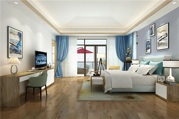 现代别墅卧室装潢效果图 现代别墅卧室装潢效果图