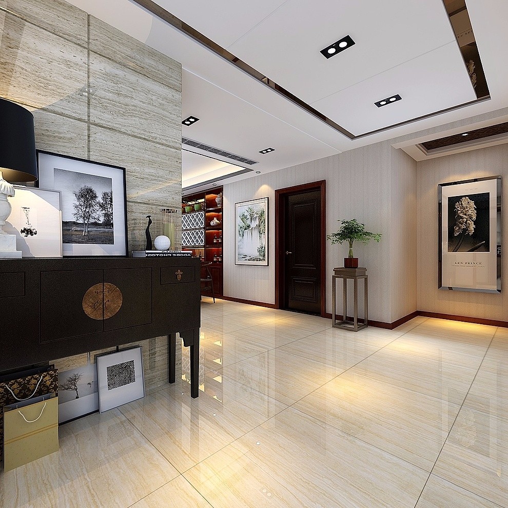 别墅装饰之玄关效果图欣赏