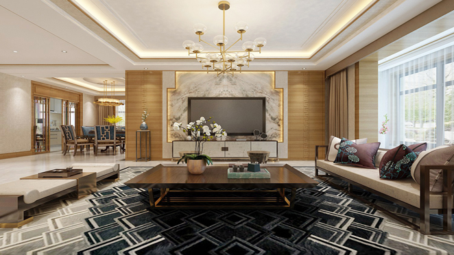 别墅现代客厅装修风格