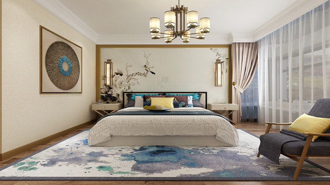 别墅现代卧室装修风格