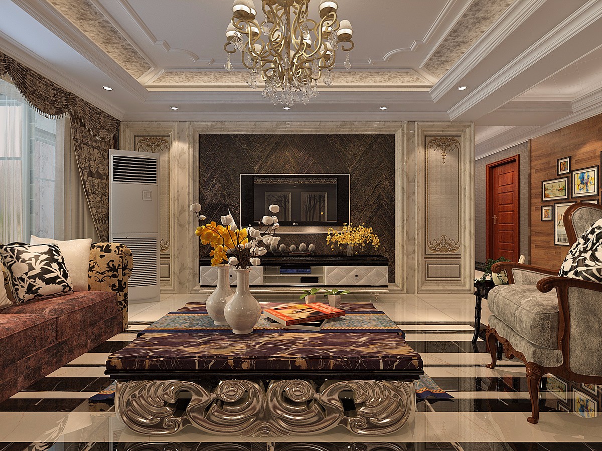 现代客厅装饰效果图