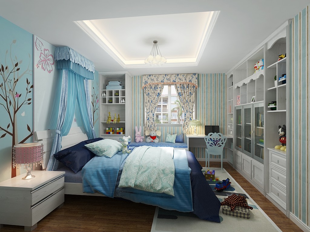 儿童房装饰效果图 儿童房装饰效果图