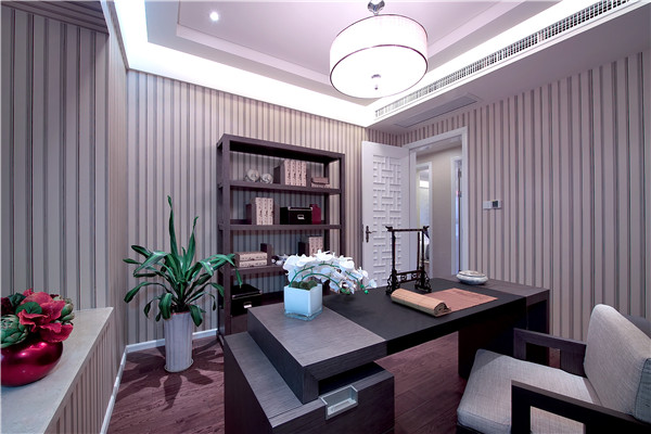 别墅中式书房装潢