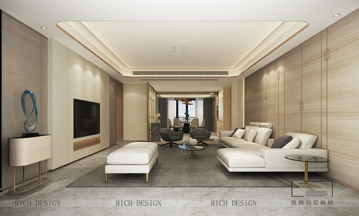 现代别墅客厅装饰效果图 现代别墅客厅装饰效果图