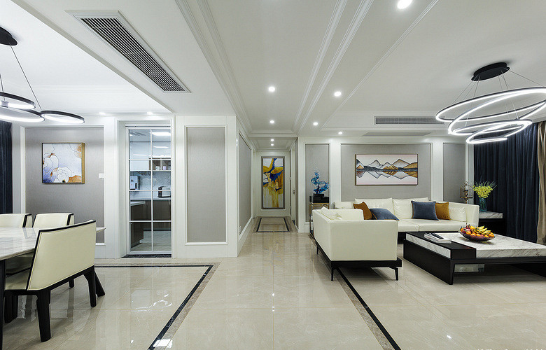 别墅现代玄关装饰效果图