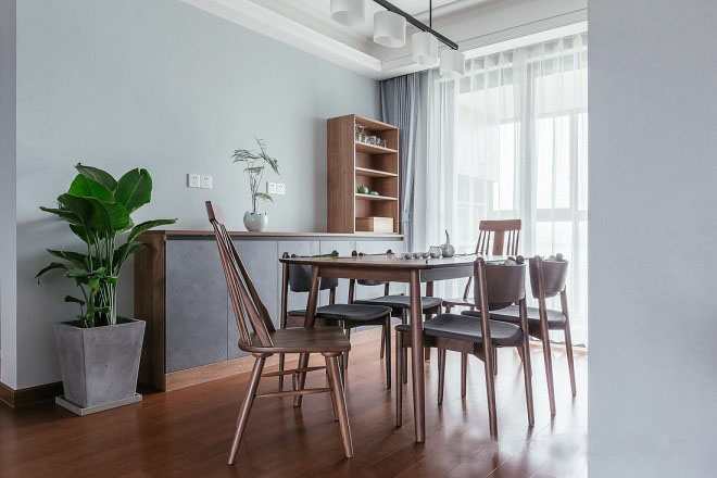 现代别墅餐厅装潢效果图