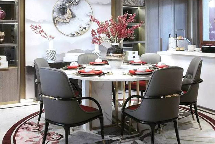 别墅中式餐厅装潢效果图 别墅中式餐厅装潢效果图