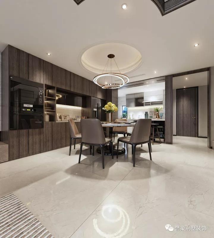 现代别墅客厅装饰效果图