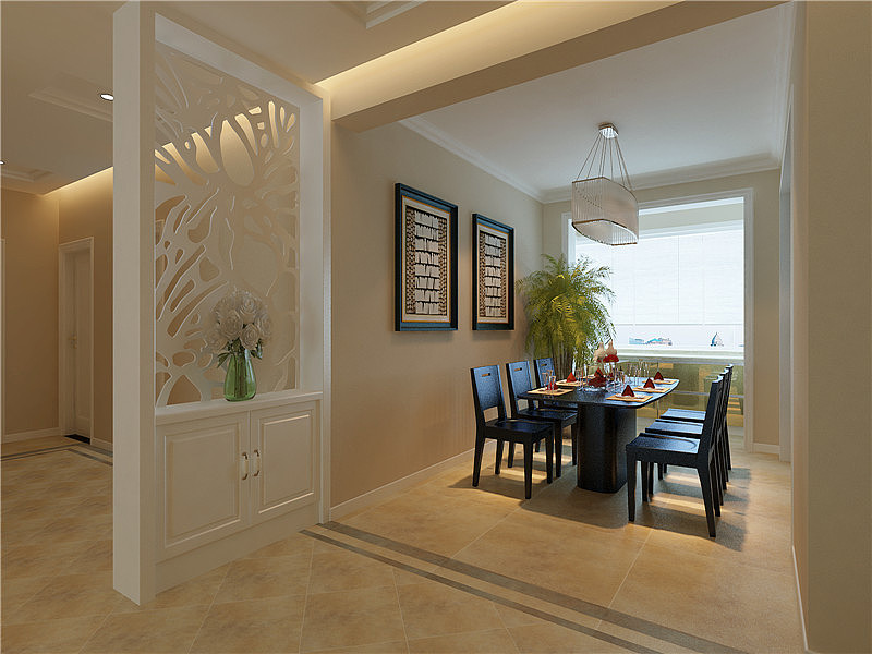 现代餐厅装饰效果图