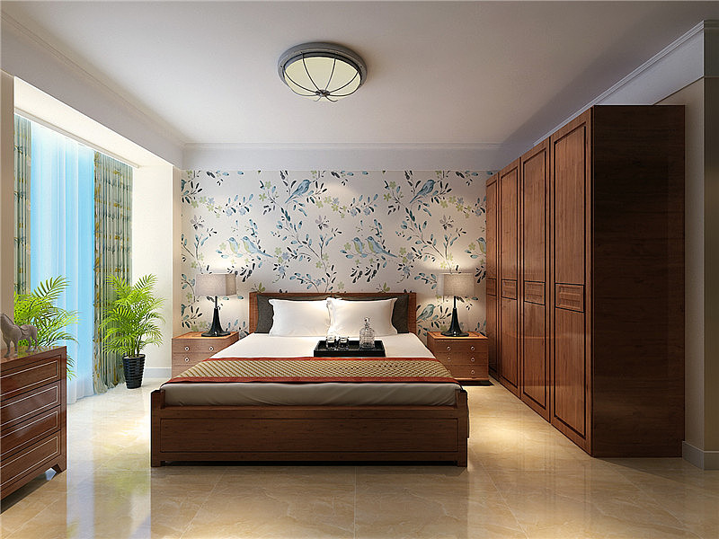 现代卧室装饰效果图