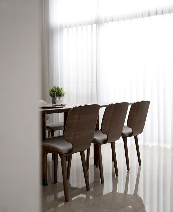 现代餐厅装潢角度效果图