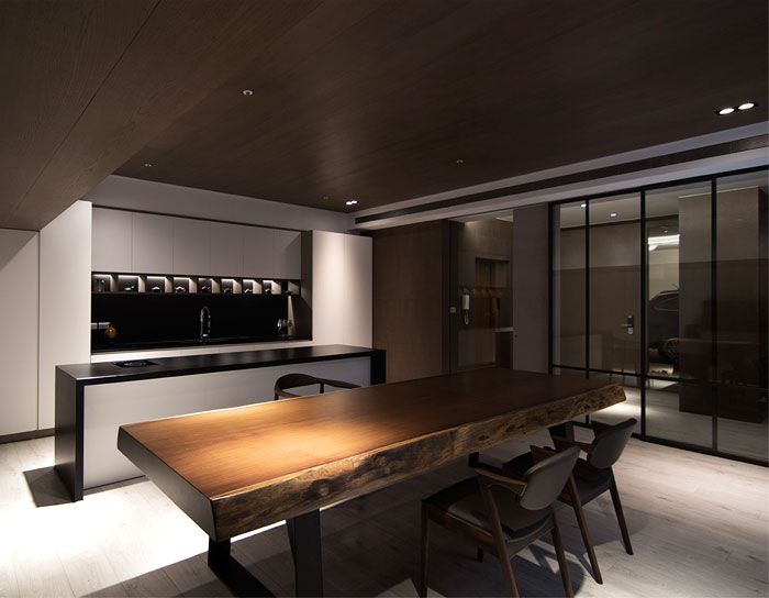 现代餐厨厅装潢效果图