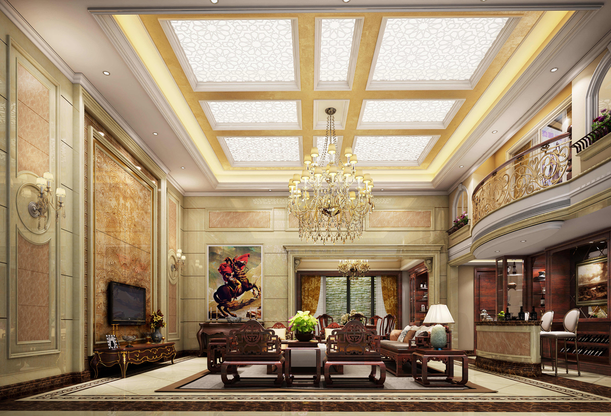欧式客厅装潢效果图 客厅客厅装潢效果图