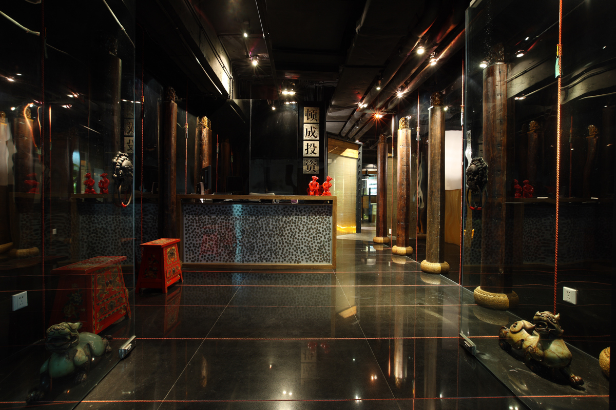 顿成中式前厅装修实景图