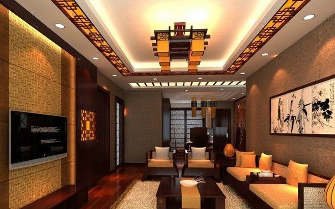 古典中式客厅装饰效果图