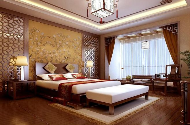 古典中式卧室装饰效果图