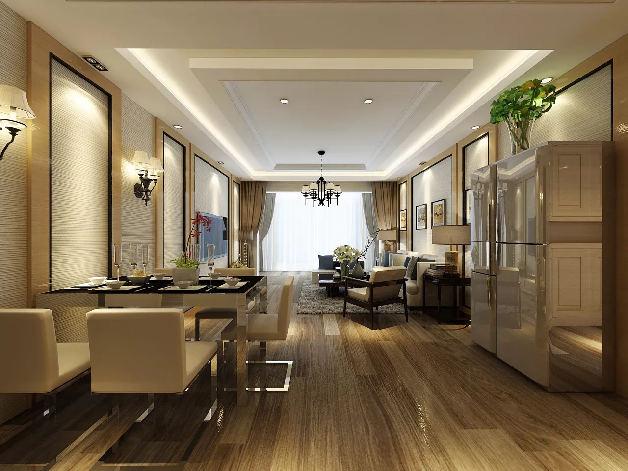 现代餐厅装饰效果图 现代餐厅装饰效果图