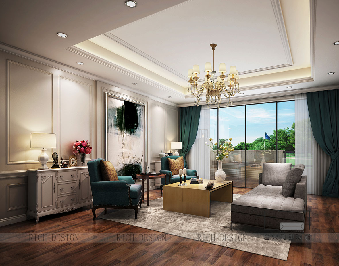 欧式客厅装饰效果图