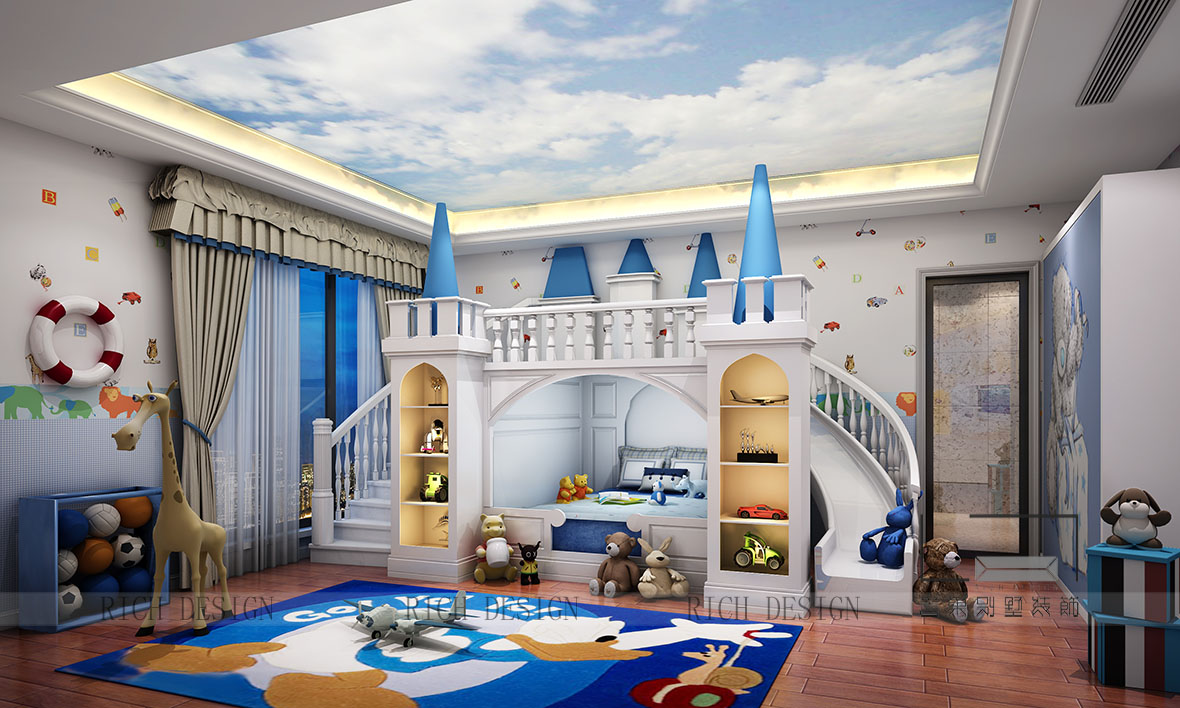 欧式儿童房装饰效果图