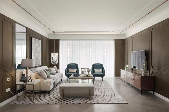 别墅装修案例客厅