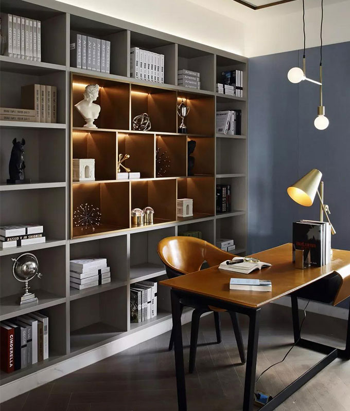 别墅装修案例书房
