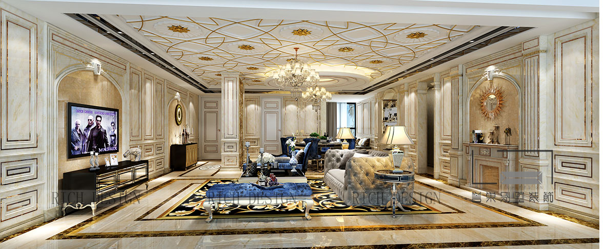 欧式别墅装饰效果图