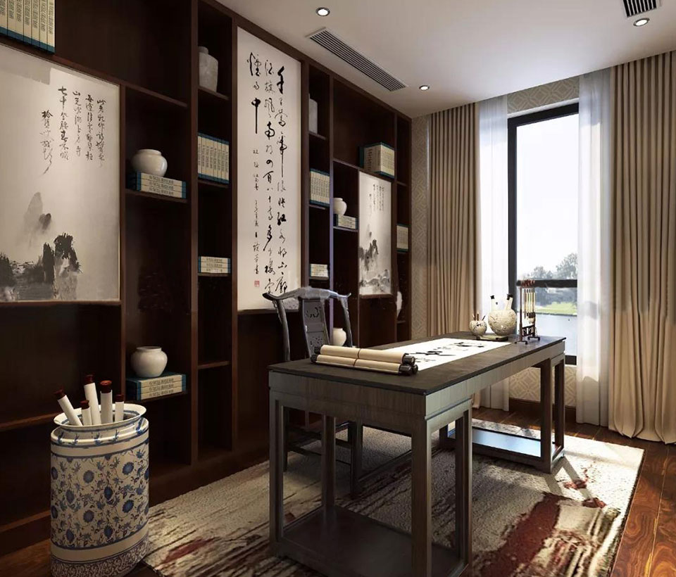 别墅装修书房